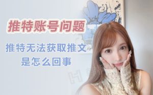 推特Twitter账号,无法获取推文是怎么回事?-庆虎资源网