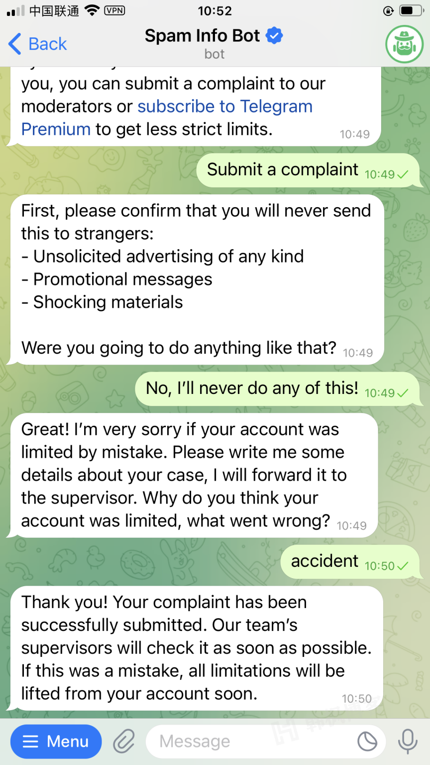 《Telegram》电报怎么解除双向聊天限制? - 韩枫博客账号免费分享网-海外账号交易网-twitter推特账号|谷歌账号|电报账号